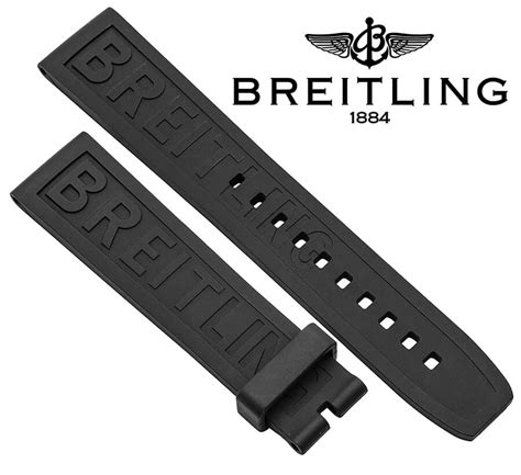 rubber breitling strap|aftermarket Breitling straps.